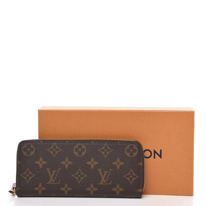 Louis Vuitton Monogram Clemence Wallet Fuchsia 8 of 8