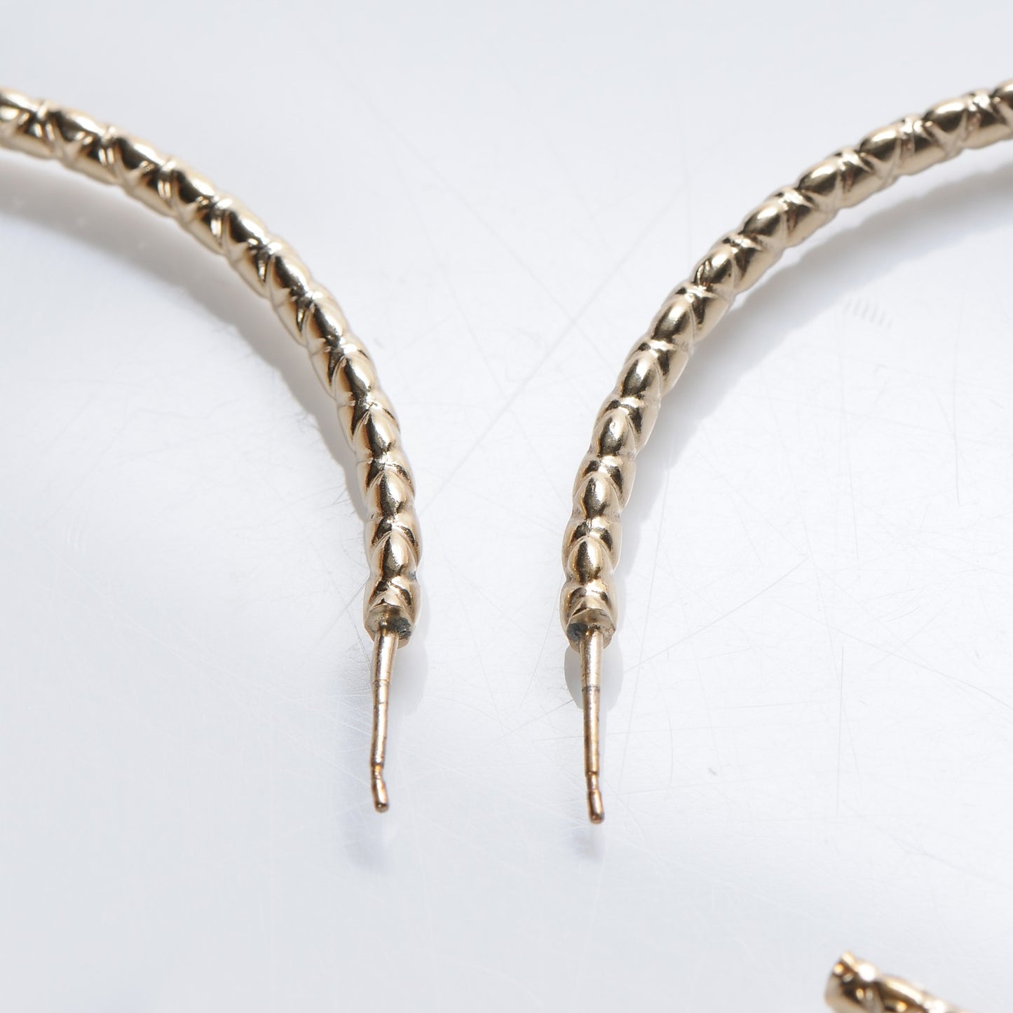 CC Hoop Earrings Gold