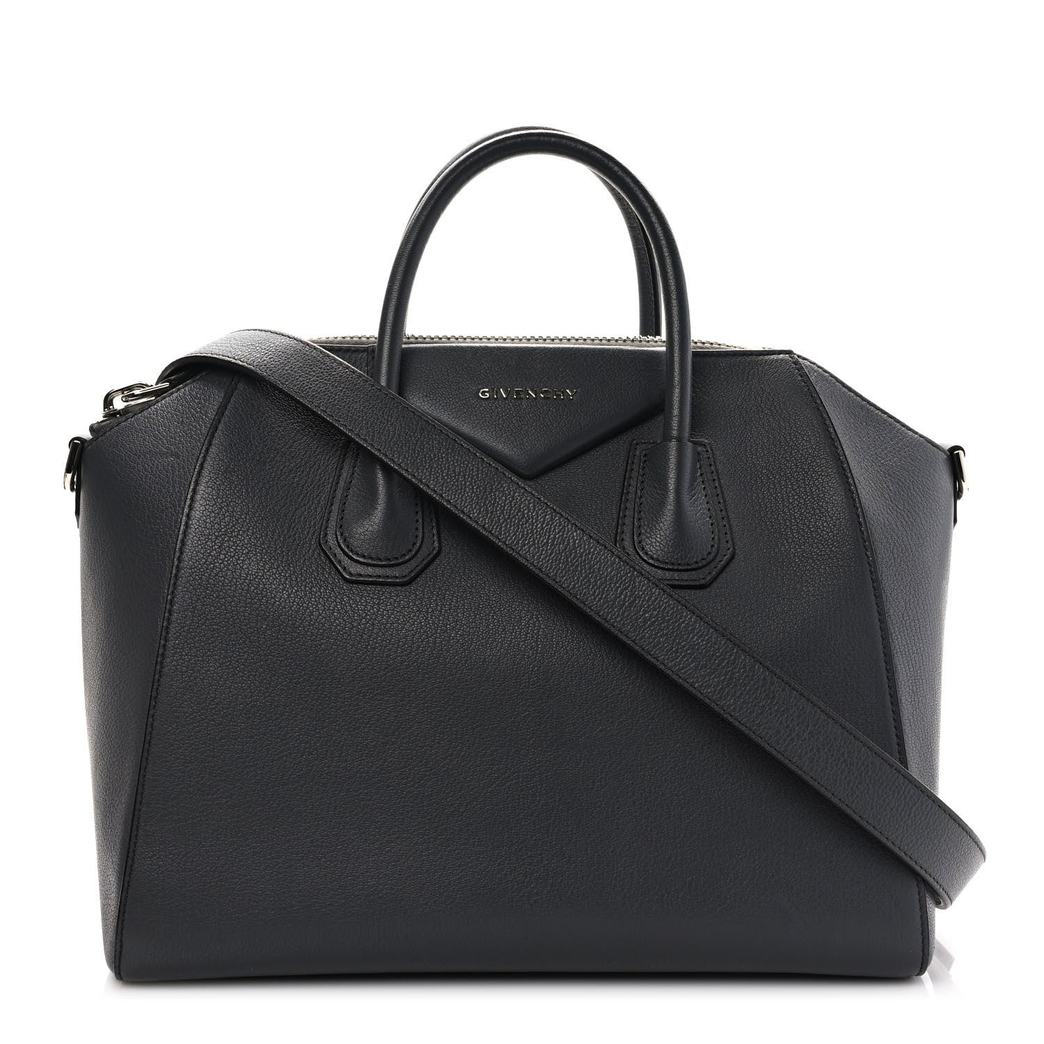 Givenchy Sugar Goatskin Medium Antigona Dark Grey 1 of 9