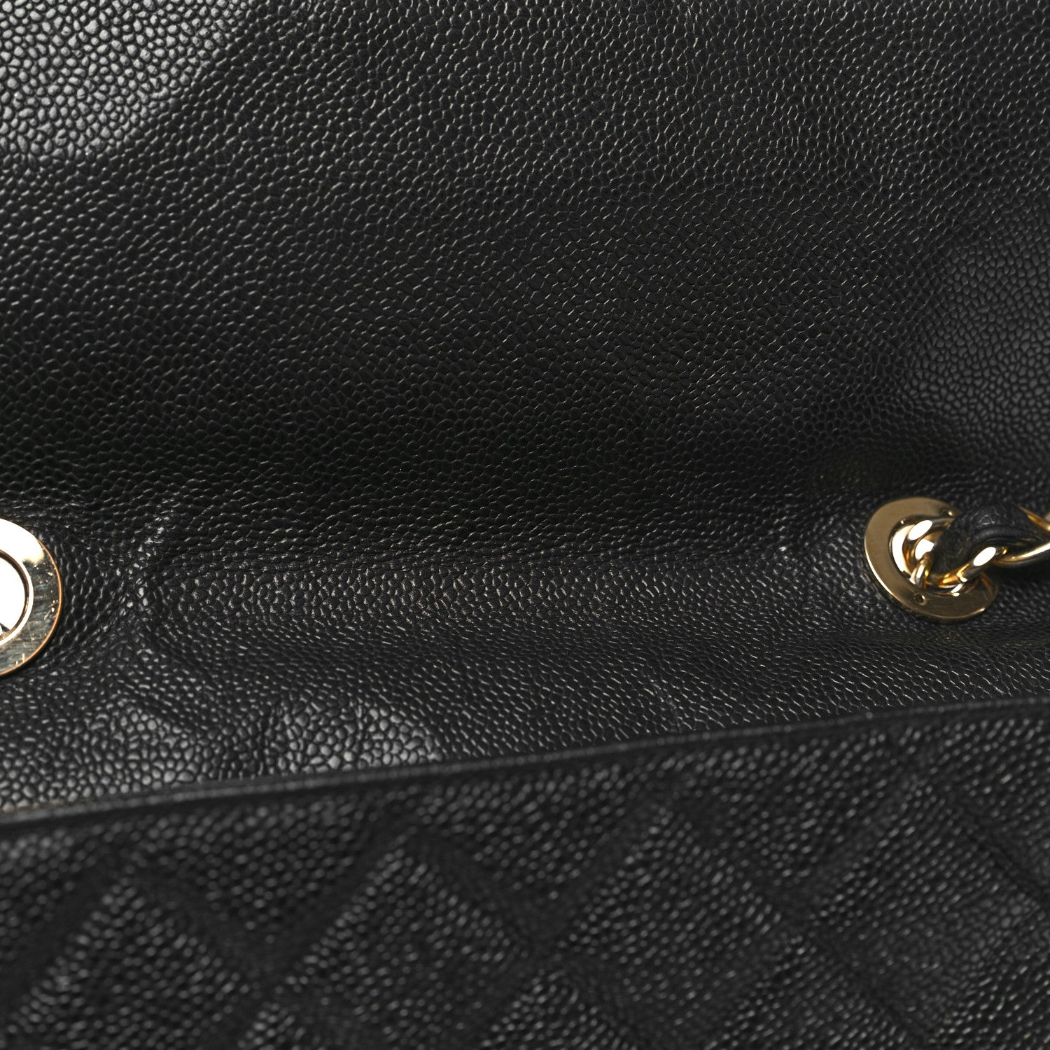 Chanel Caviar Quilted Jumbo Single Flap Black 11 of 12
