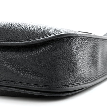 Hermes Taurillon Clemence Evelyne III GM Black 10 of 11