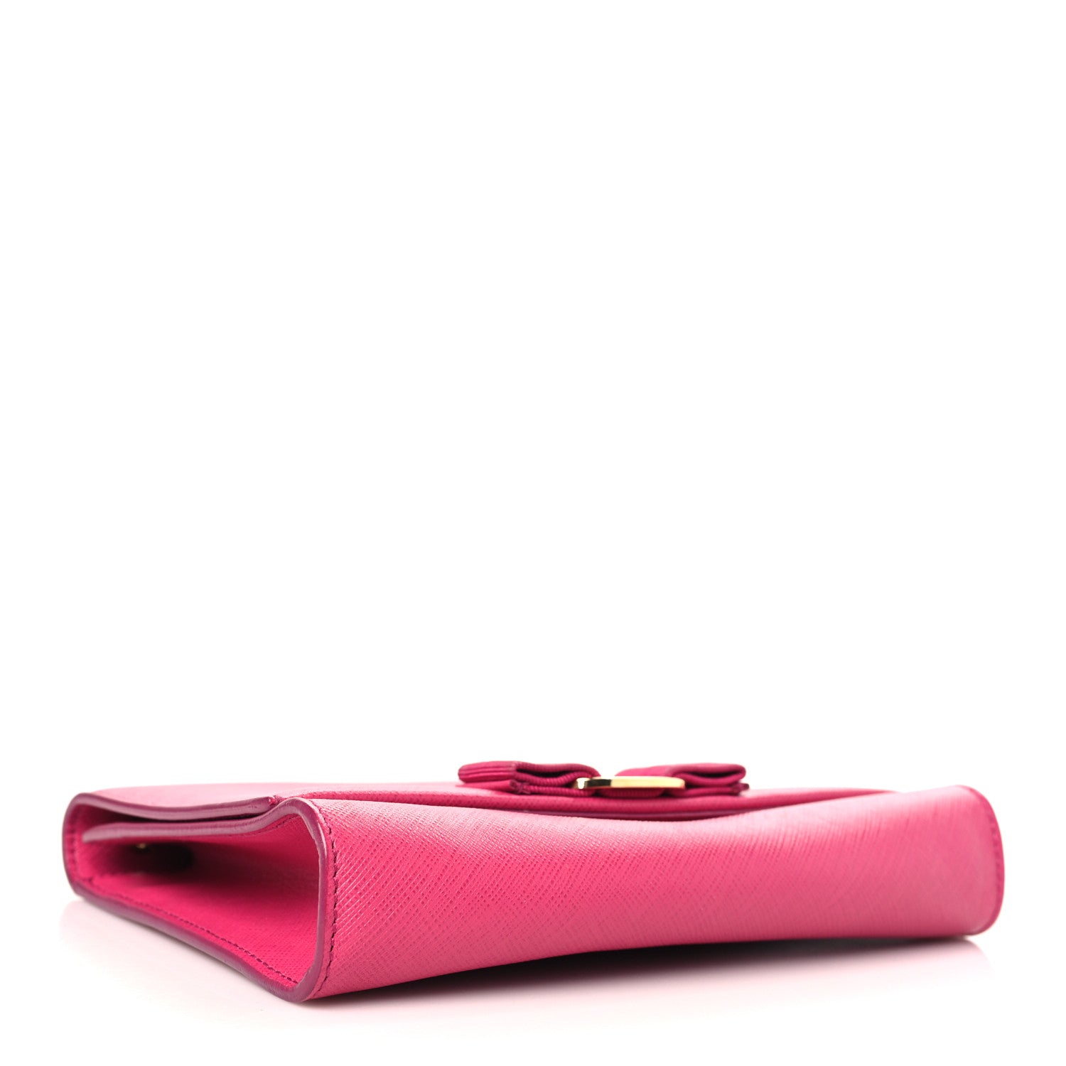 Salvatore Ferragamo Calfskin Mini Miss Vara Bow Chain Bag Pink 4 of 9