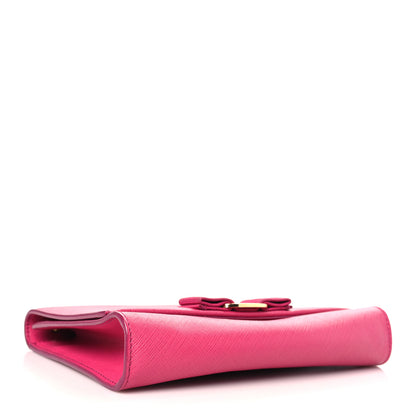Salvatore Ferragamo Calfskin Mini Miss Vara Bow Chain Bag Pink 4 of 9