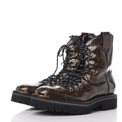 Louis Vuitton Monogram Glaze Mens Outland Ankle Boots 10 Ebene 2 of 7