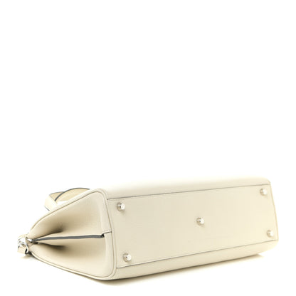 Gucci Grainy Calfskin Medium Zumi Top Handle Bag Mystic White 4 of 13