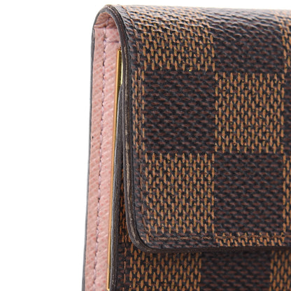 Louis Vuitton Damier Ebene Multicles 6 Key Holder Rose Ballerine 7 of 12