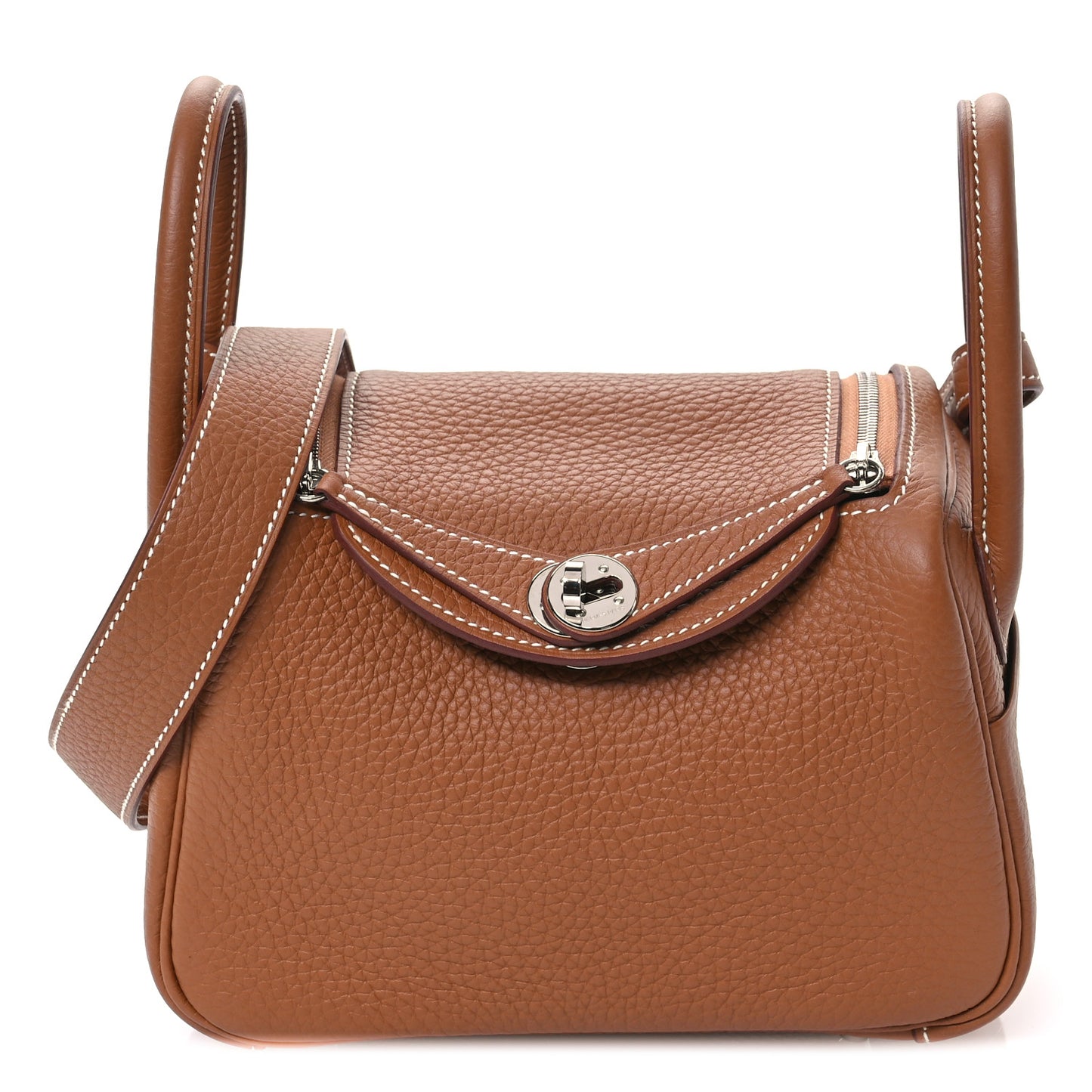 Taurillon Clemence Mini Lindy 20 Gold