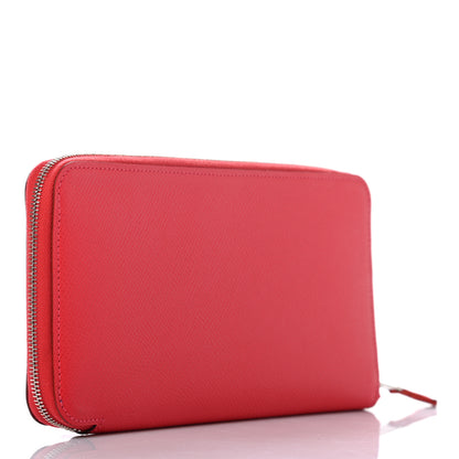 Hermes Epsom Silk'In Wallet Rouge Tomate 3 of 7