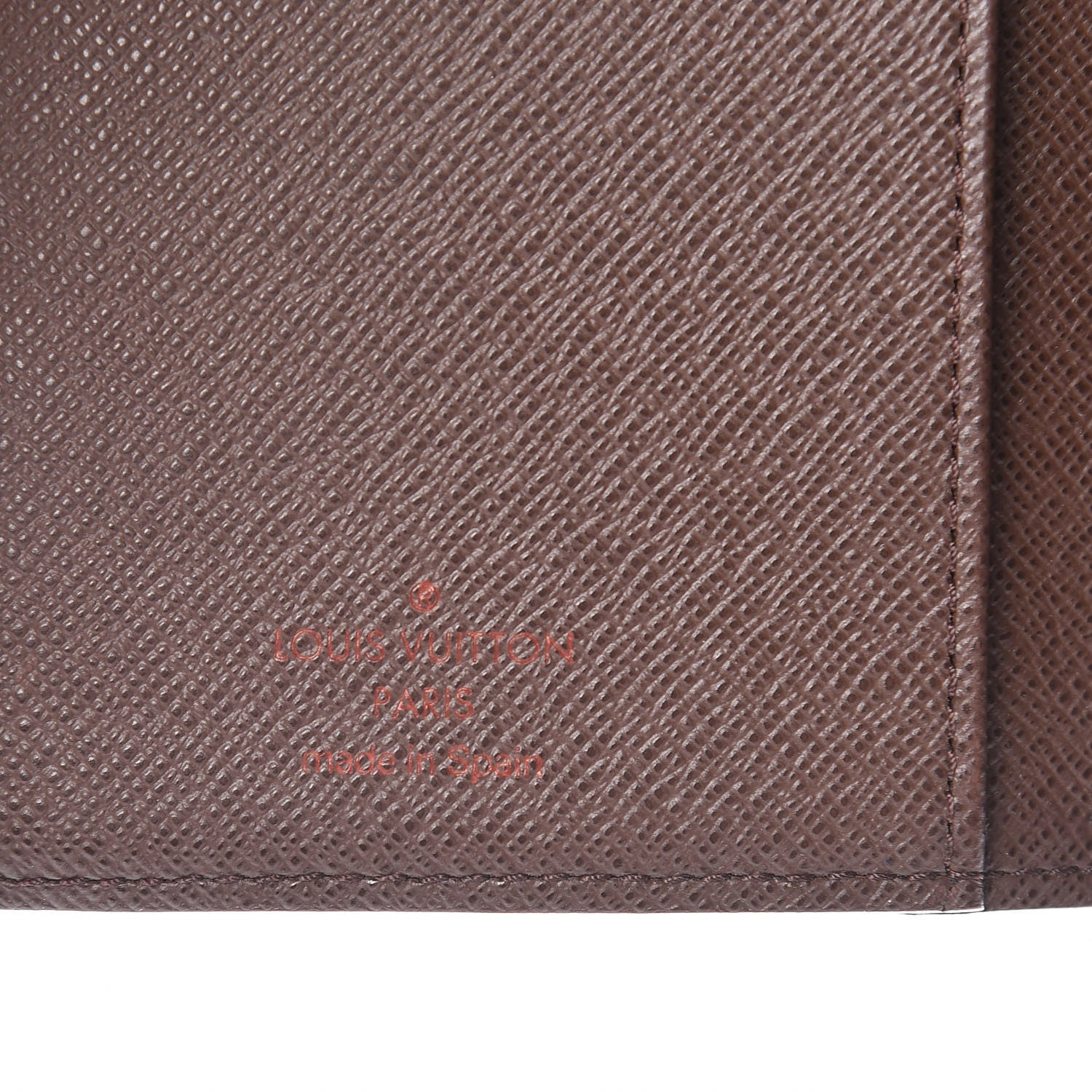 Louis Vuitton Damier Ebene Pocket Agenda Cover 6 of 9
