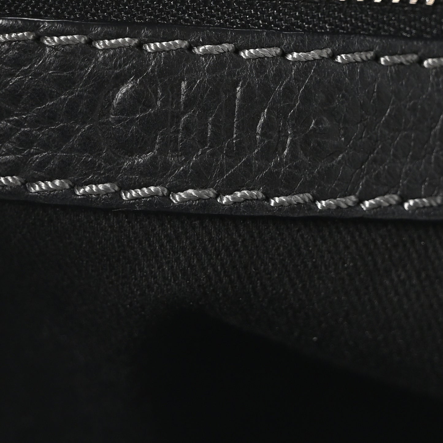 Calfskin Small Paddington Satchel Black