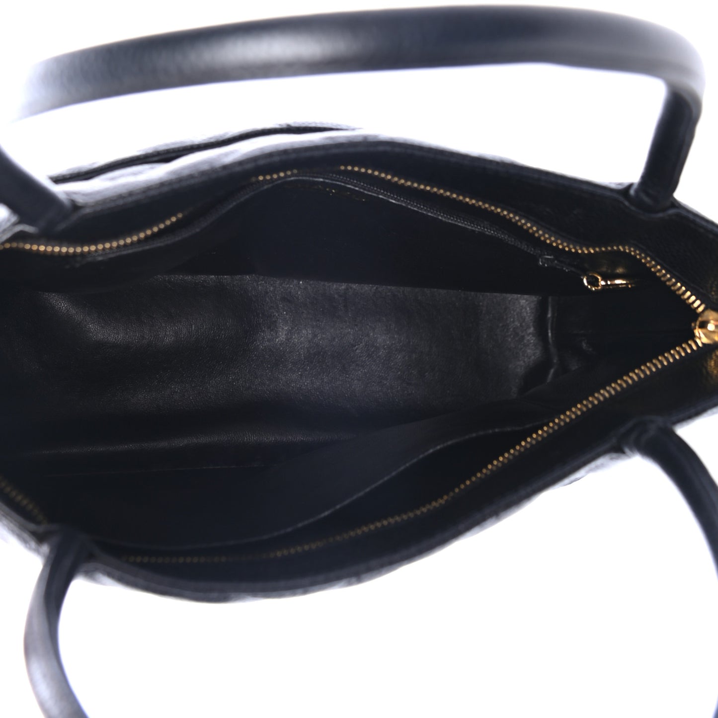 Caviar Quilted Medallion Tote Black