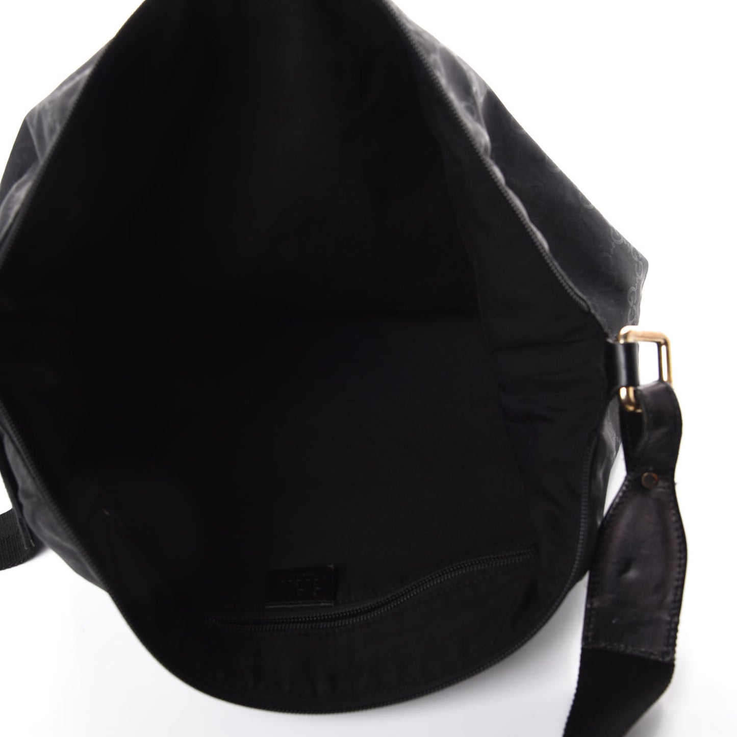 Nylon Monogram Messenger Black