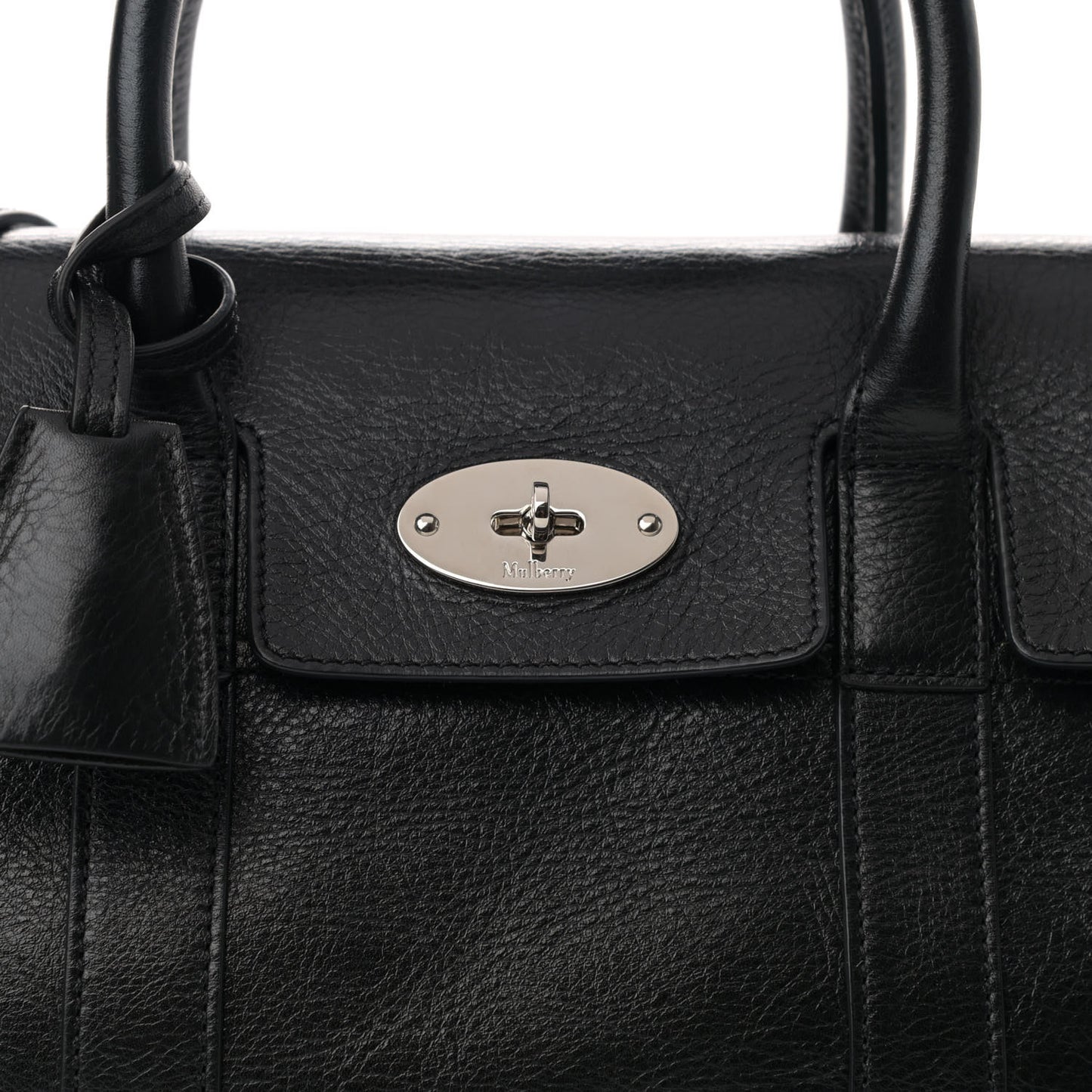 Natural Vegetable Tanned Small Bayswater Black