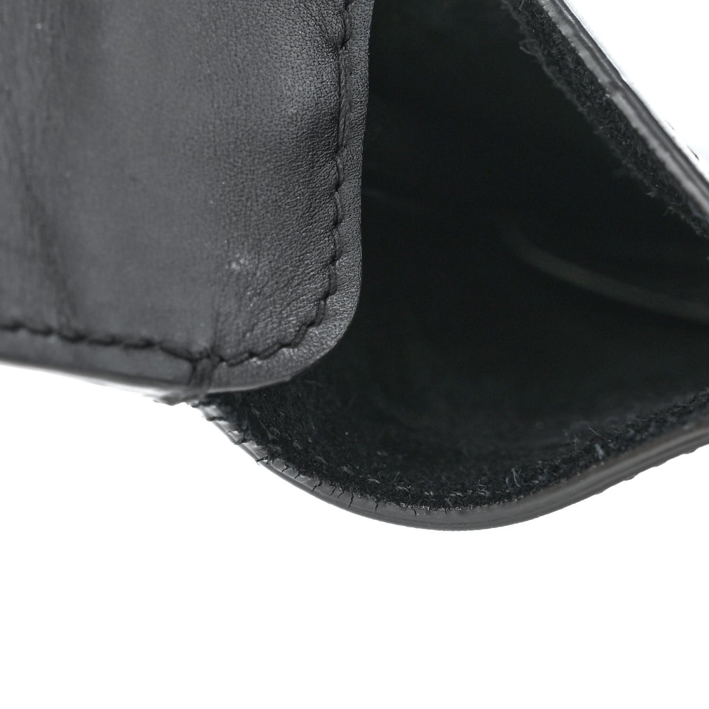 Smooth Calfskin Paris VII Large Flat Hobo Black