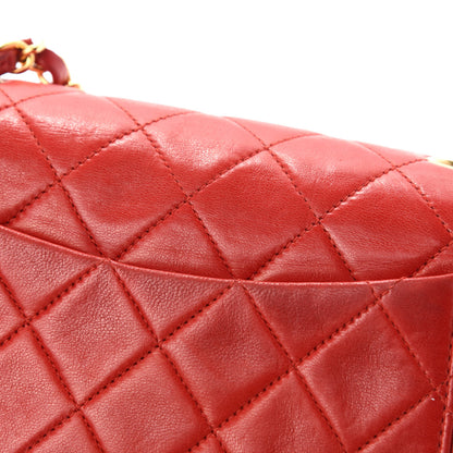 Chanel Lambskin Quilted Mini Square Flap Red 8 of 11