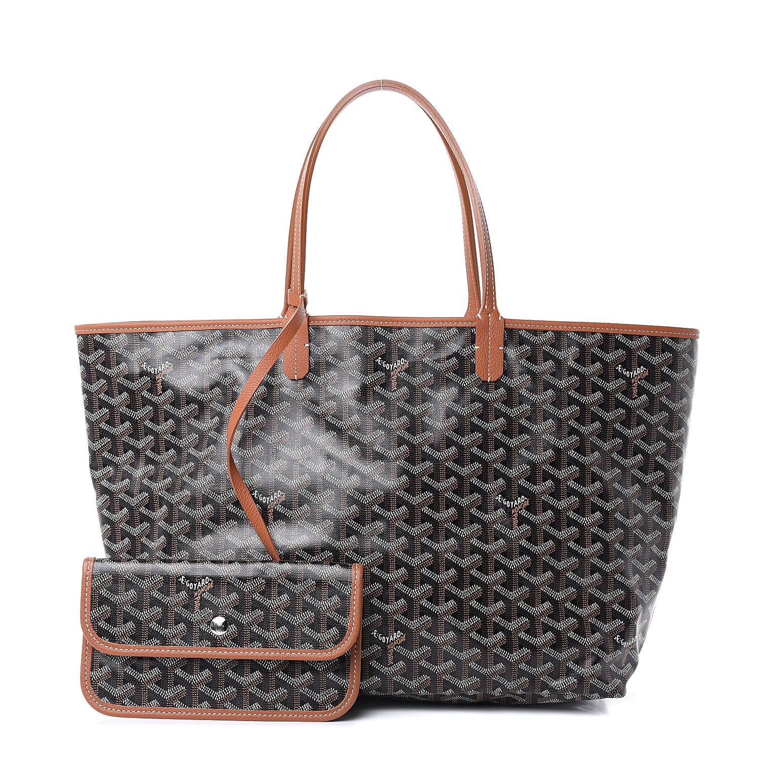 Goyard Goyardine Saint Louis PM Black Gold 1 of 8
