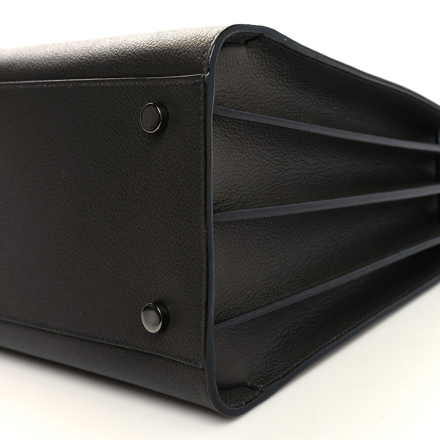 Grained Calfskin Small Sac De Jour Fog