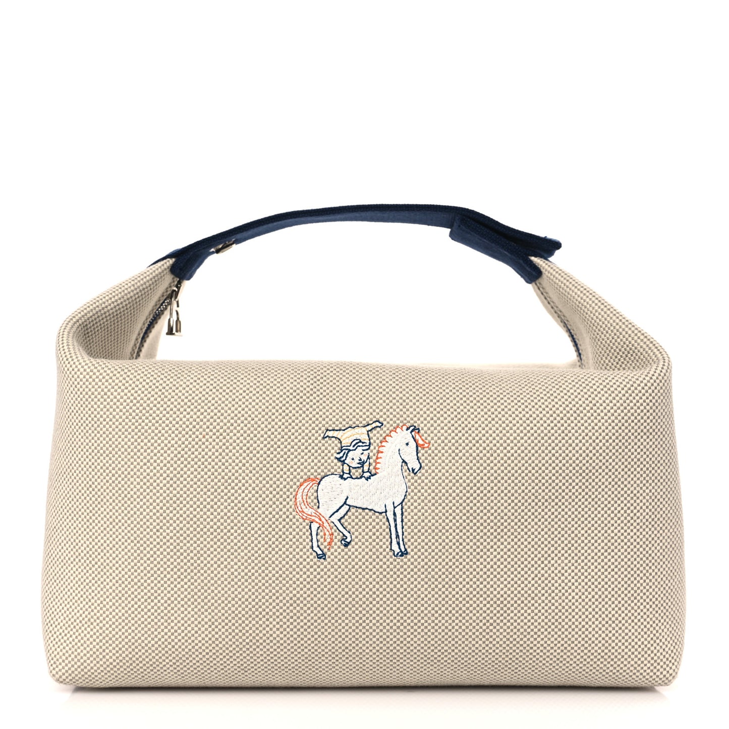 Canvas Large Bride-A-Brac Cabriole Case Bleu Nattier