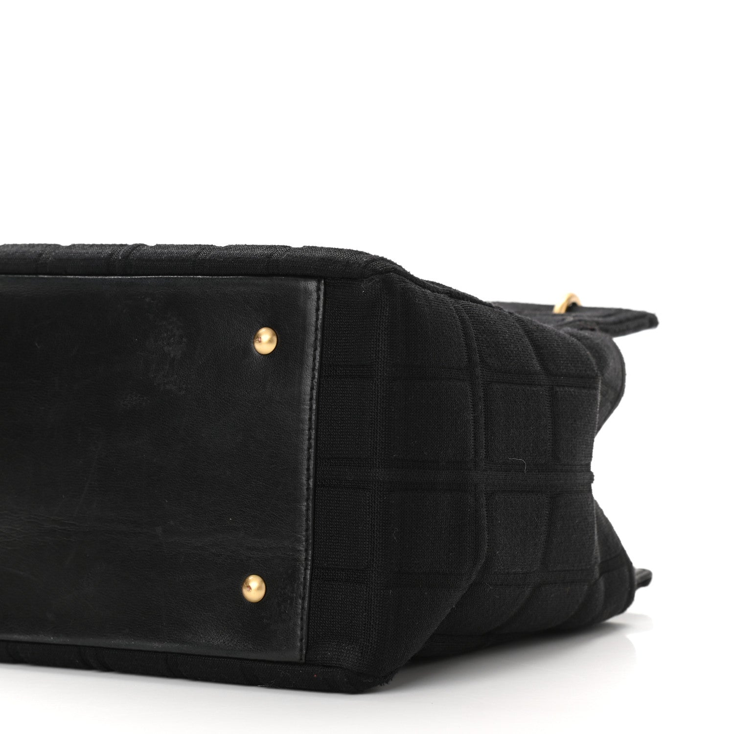 Chanel Jersey Quilted Crossbody Bag Black 10 of 10