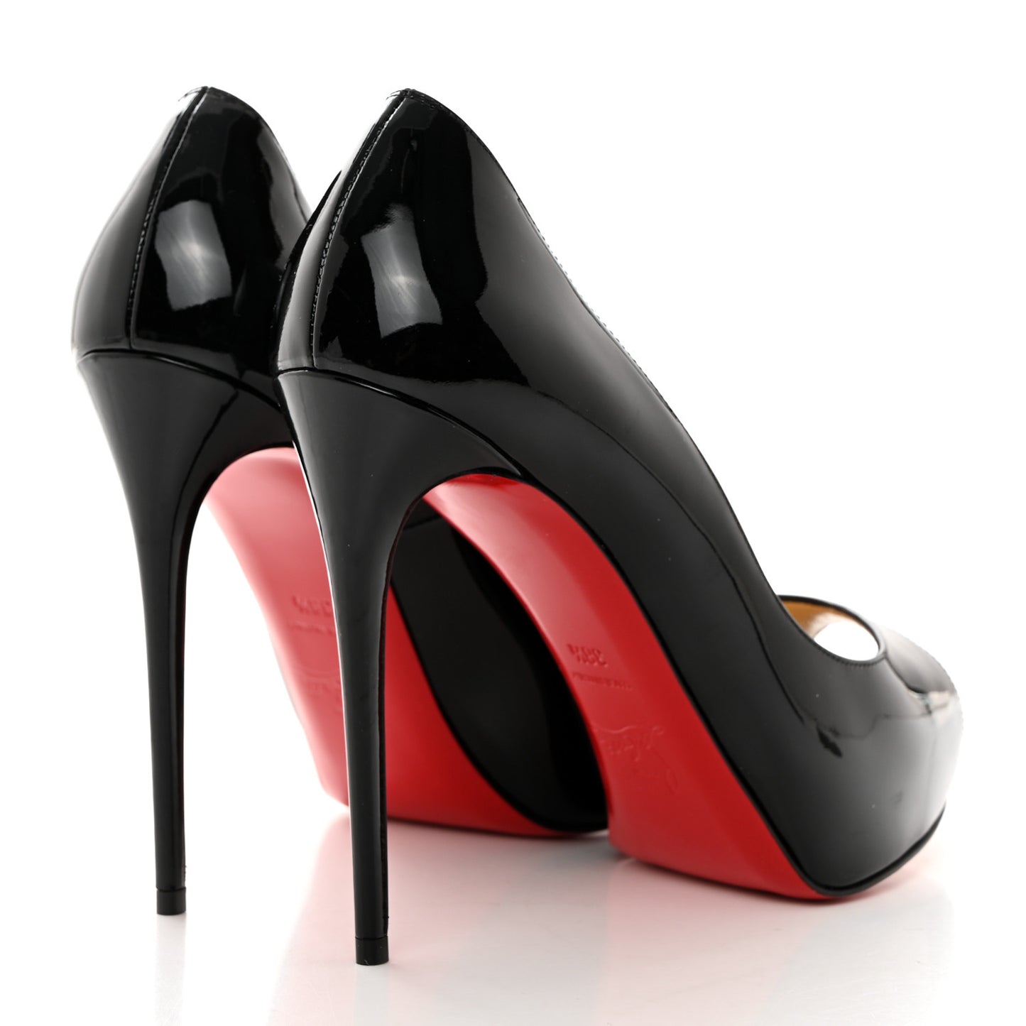 Patent New Very Prive 120 Pumps 38.5 Black