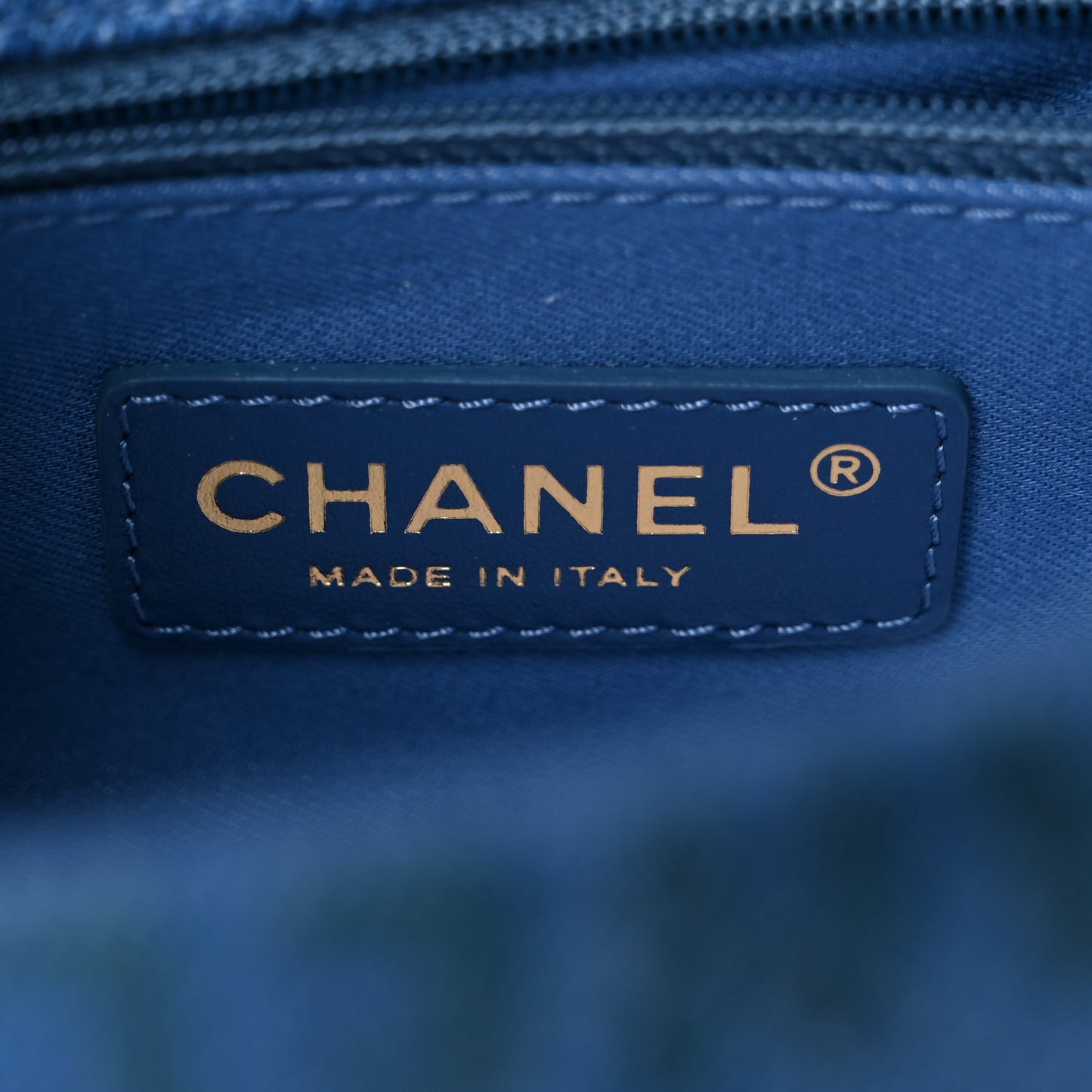 Denim Quilted Denim Large Mood Flap Blue Multicolor