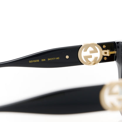 Gucci Acetate Square Frame Chain Sunglasses GG1023S Havana 5 of 9