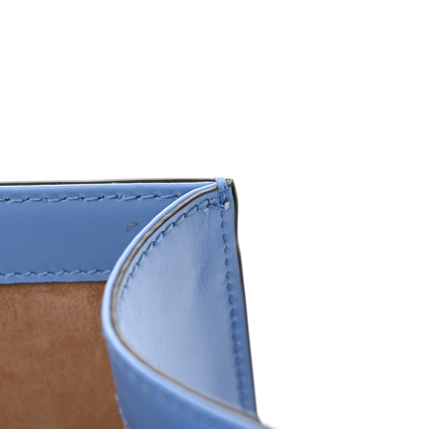 Calfskin Small Sylvie Shoulder Bag Clear Sky Blue
