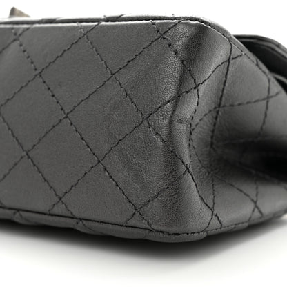 Chanel Metallic Sheepskin Quilted 2.55 Reissue 225 Flap Charcoal 10 of 11