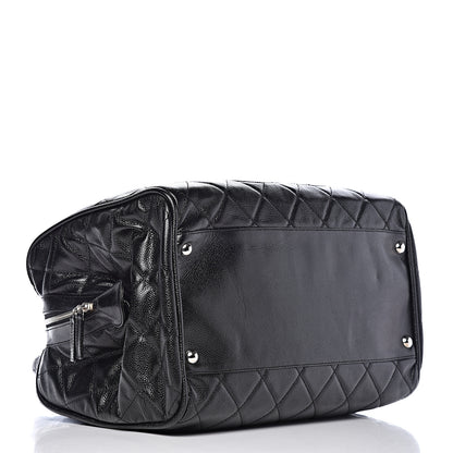 Chanel Caviar Quilted Large CC Timeless Bowler Black 5 of 12