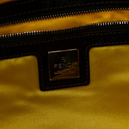 Fendi Raffia Calfskin Tote 6 of 12