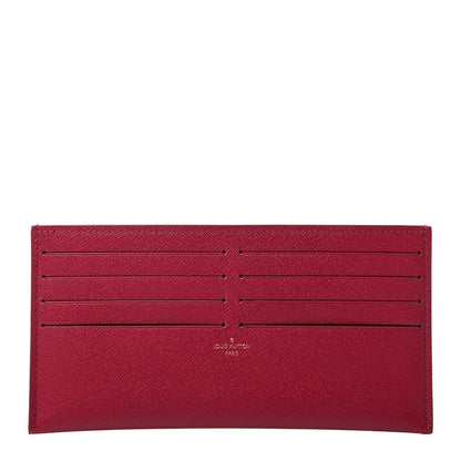 Louis Vuitton Calfskin Felicie Card Holder Insert Fuchsia 1 of 3