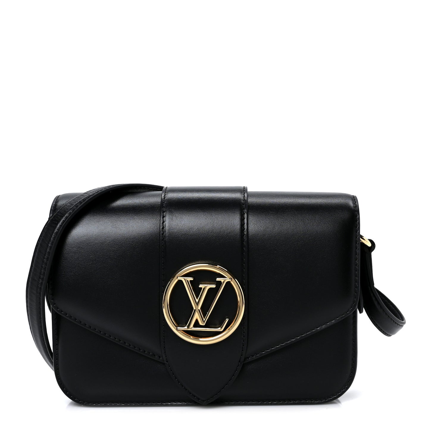 Smooth Calfskin LV Pont 9 Black