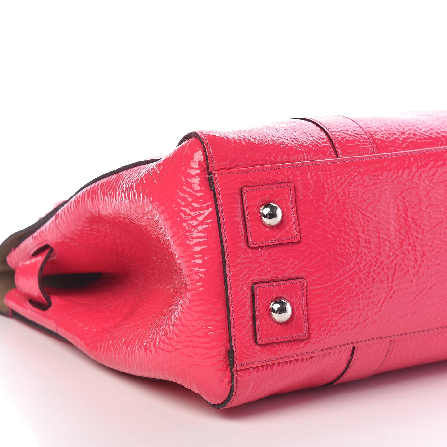 Spongy Patent Bayswater Hot Pink