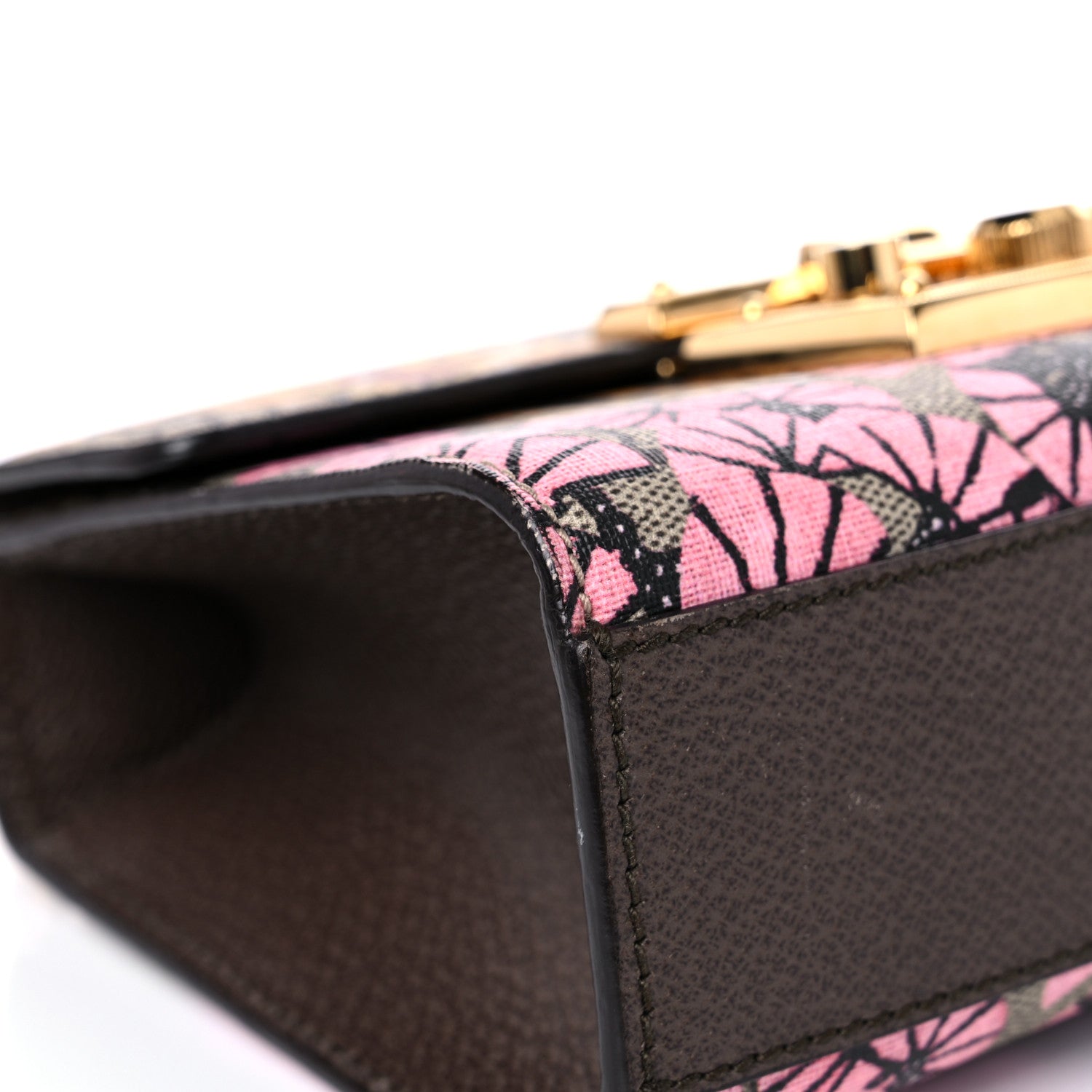 Gucci GG Supreme Monogram Bengal Small Padlock Shoulder Bag Beige Pink 8 of 17