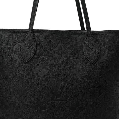 Louis Vuitton Empreinte Monogram Giant Neverfull MM Black 7 of 12