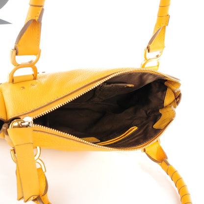 Chloe Calfskin Medium Marcie Satchel Sunflower 3 of 11