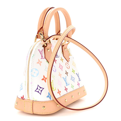 Louis Vuitton LV x TM Monogram Multicolor Alma BB White 3 of 10