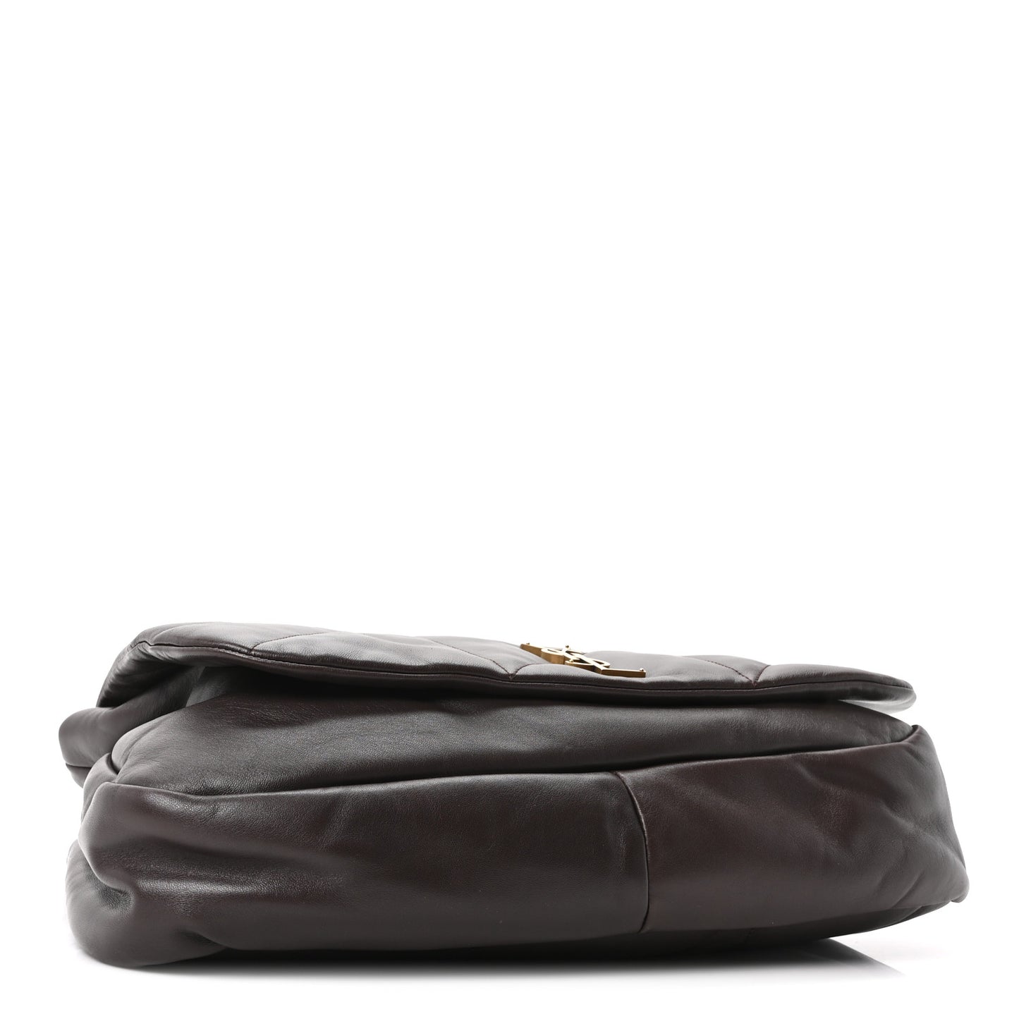Lambskin Matelasse Monogram Large Jamie 4.3 Dark Sweet Chocolate