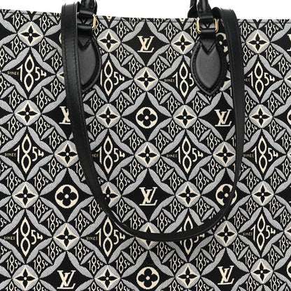 Louis Vuitton Jacquard Since 1854 Onthego GM Grey 8 of 10