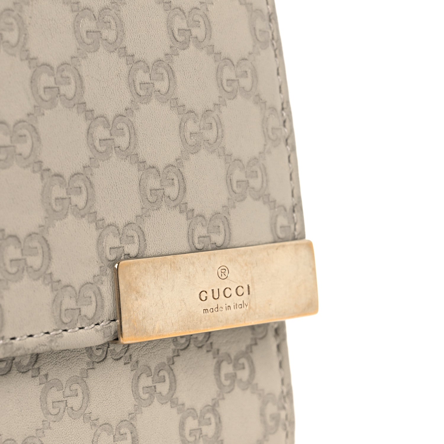 Gucci Soft Microguccissima Dice Chain Wallet Beige 7 of 8