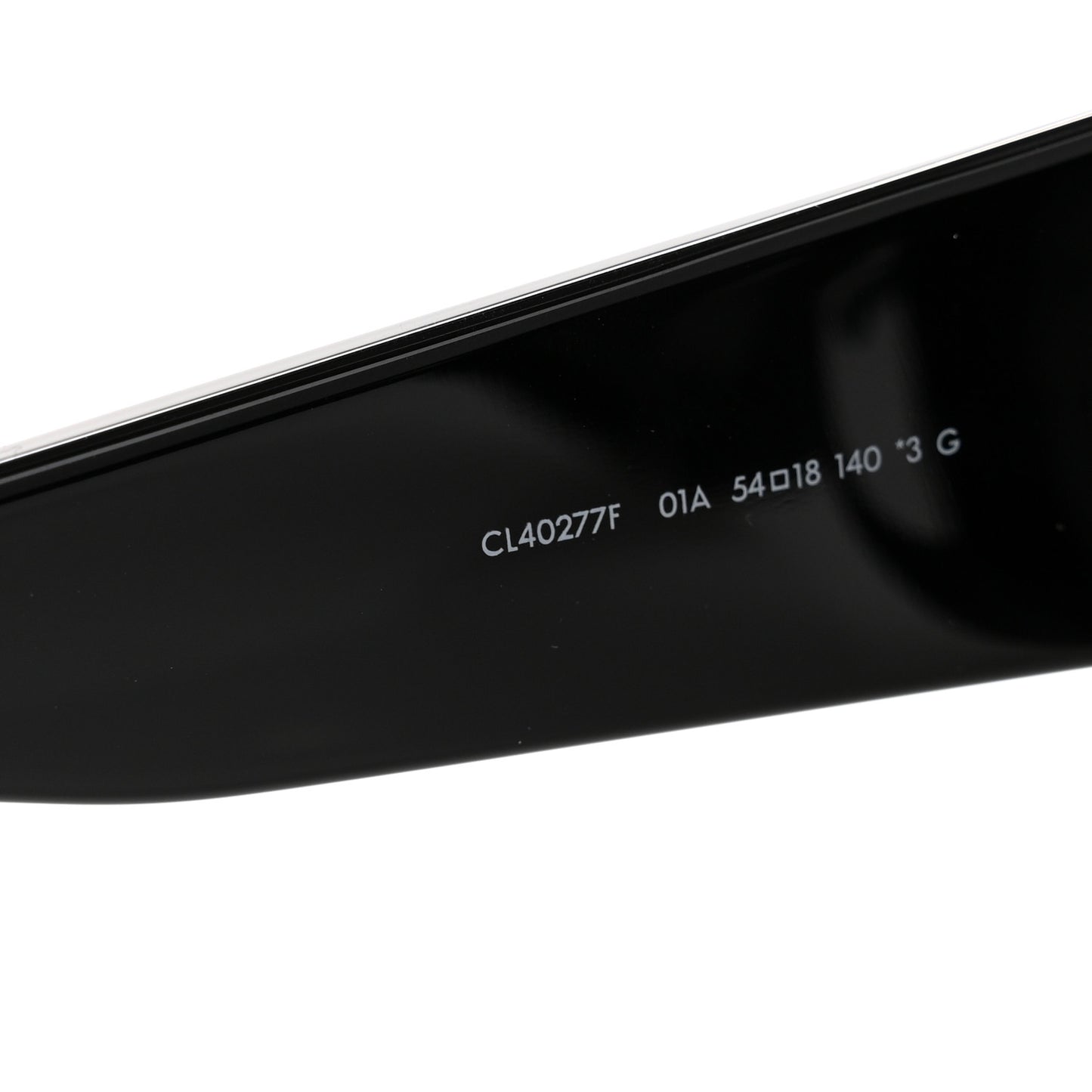 Acetate Bold 3 Dots Sunglasses CL40277F Black