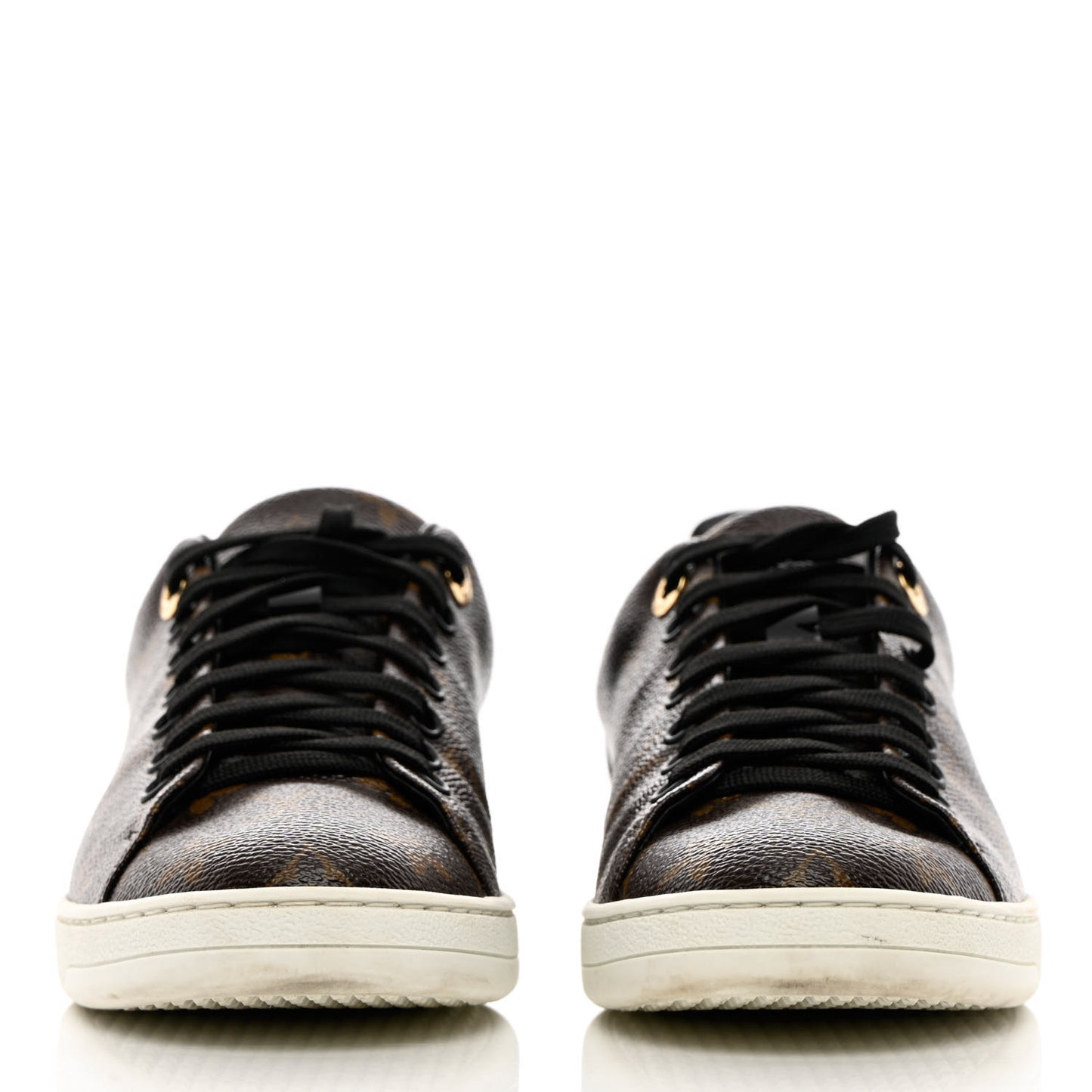 Patent Monogram Frontrow Sneakers 38