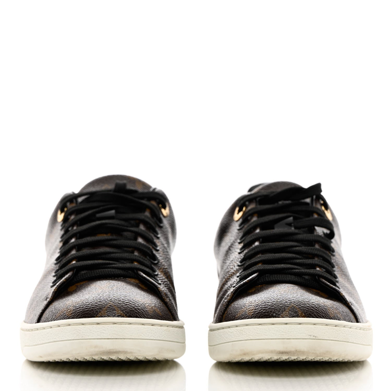 Louis Vuitton Patent Monogram Frontrow Sneakers 38 2 of 13