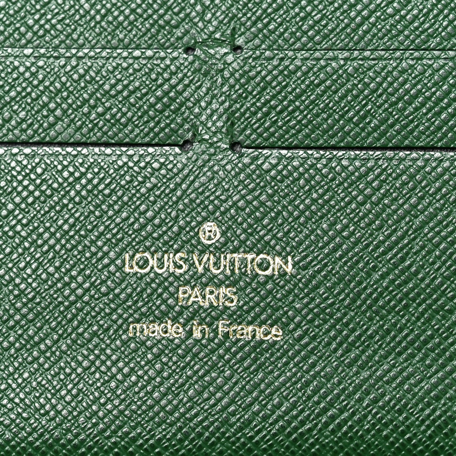 Louis Vuitton Monogram Groom Zippy Organizer Wallet Green 1890567