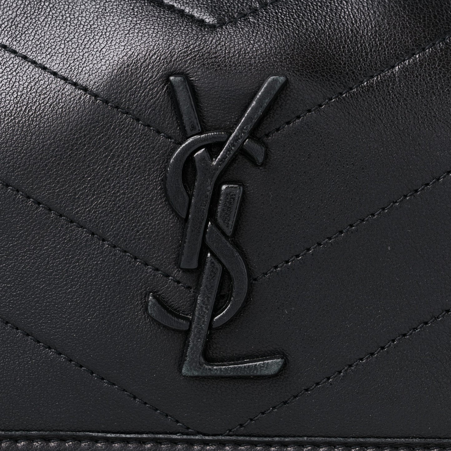 Lambskin Matelasse Monogram Baby Niki Chain Satchel Black