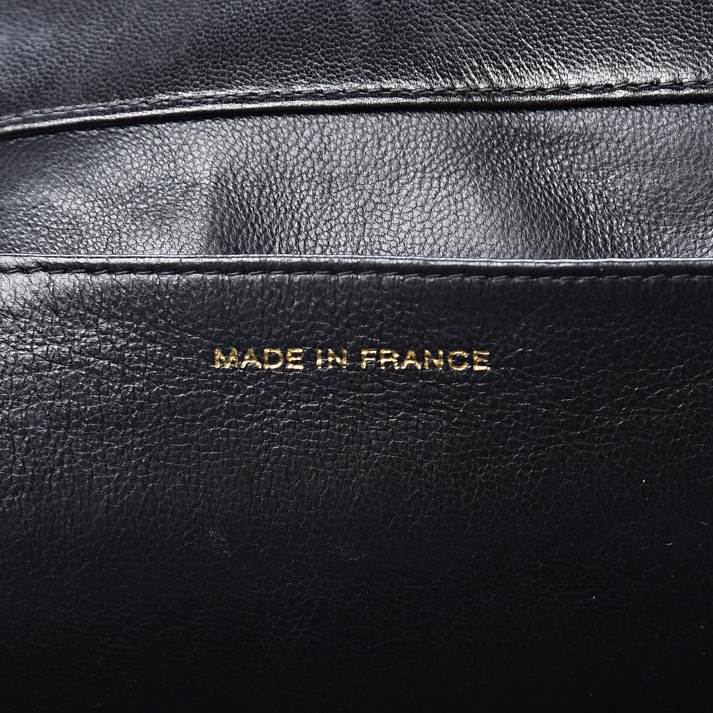 Lambskin Quilted Tote Black