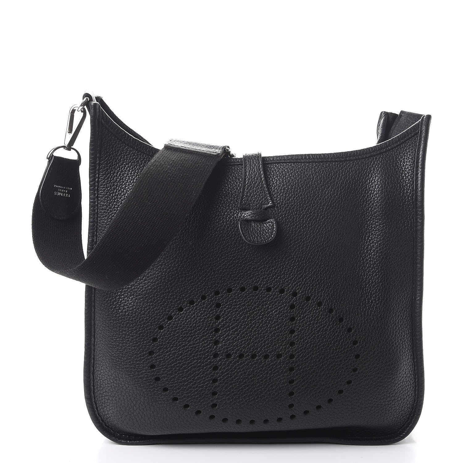Hermes Taurillon Clemence Evelyne III PM Black 1 of 10