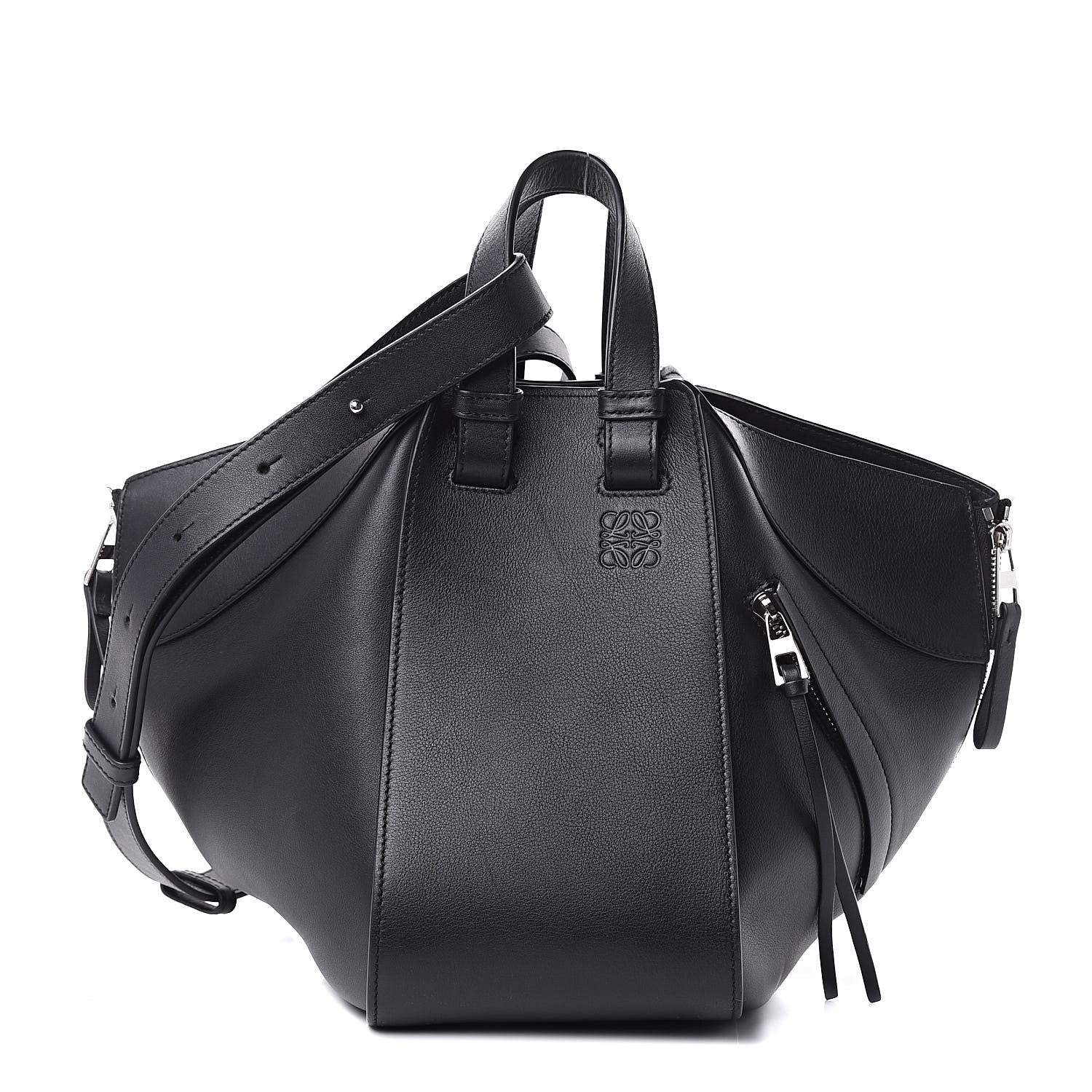 Loewe Calfskin Small Hammock Shoulder Bag Black 1 of 14