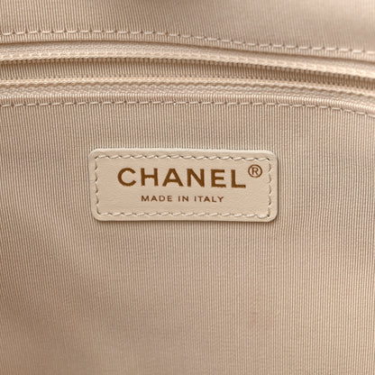 Chanel Aged Calfskin Small Charms Deauville Tote White 5 of 11