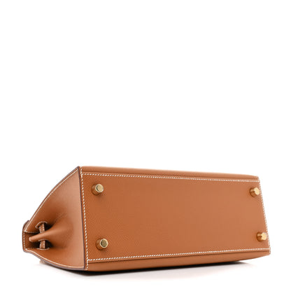 Hermes Epsom Kelly Sellier 25 Gold 4 of 11